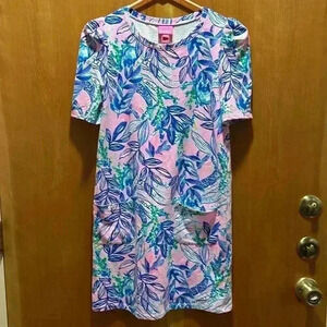 Lilly Pulitzer girls puff sleeve dress size XL 12 to 14